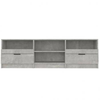 TV-Schrank Betongrau 150x33,5x45 cm Holzwerkstoff