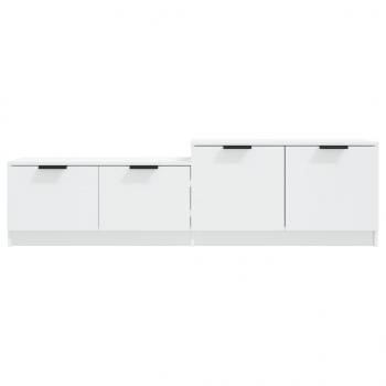 TV-Schrank Weiß 158,5x36x45 cm Holzwerkstoff