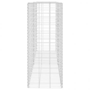 Gabione Verzinkter Stahl 85x30x200 cm