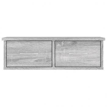 Wandschrank Grau Sonoma 60x26x18,5 cm Holzwerkstoff