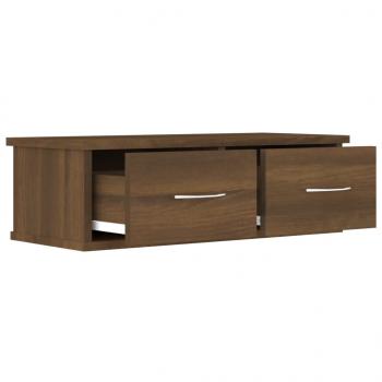 Wandschrank Braun Eichen-Optik 60x26x18,5 cm Holzwerkstoff