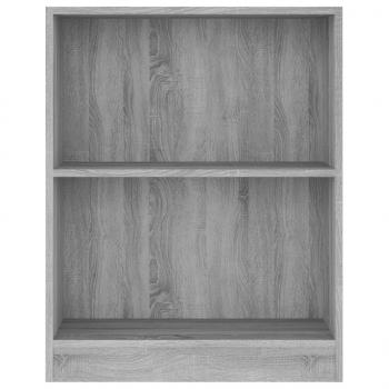 Bücherregal Grau Sonoma 60x24x76 cm Holzwerkstoff