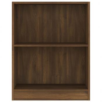 Bücherregal Braun Eichen-Optik 60x24x76 cm Holzwerkstoff