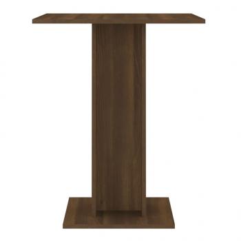 Bistrotisch Braun Eichen-Optik 60x60x75 cm Holzwerkstoff