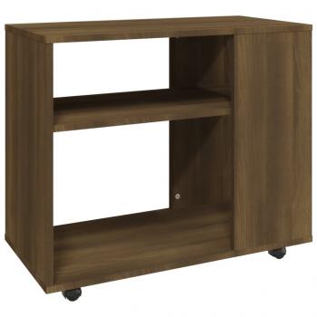 Beistelltisch Braun Eiche 70x35x55 cm Holzwerkstoff