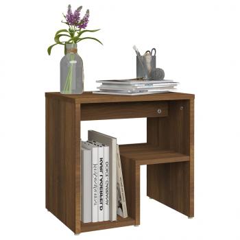 Nachttische 2 Stk. Braun Eichen-Optik 40x30x40 cm Holzwerkstoff