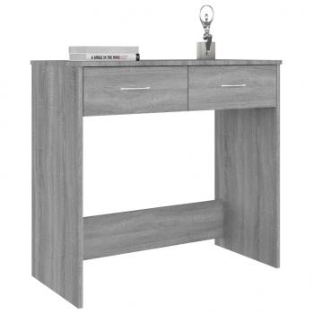 Schreibtisch Grau Sonoma 80x40x75 cm Holzwerkstoff