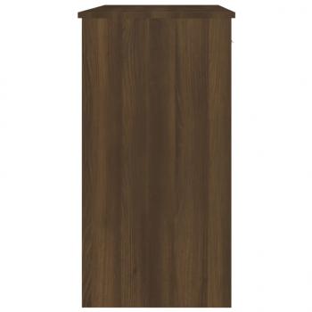 Schreibtisch Braun Eichen-Optik 80x40x75 cm Holzwerkstoff