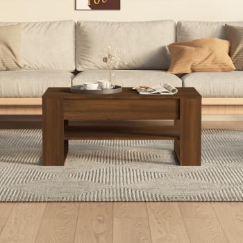 Couchtisch Braun Eichen-Optik 102x55x45 cm Holzwerkstoff