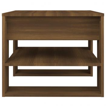 Couchtisch Braun Eichen-Optik 55,5x55x45 cm Holzwerkstoff