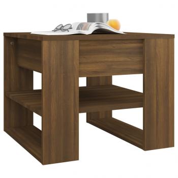 Couchtisch Braun Eichen-Optik 55,5x55x45 cm Holzwerkstoff