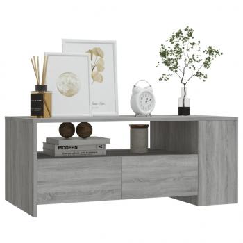 Couchtisch Grau Sonoma 102x55x42 cm Holzwerkstoff