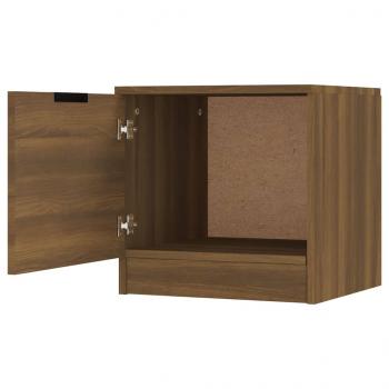 Nachttische 2 Stk. Braun Eichen-Optik 40x39x40 cm