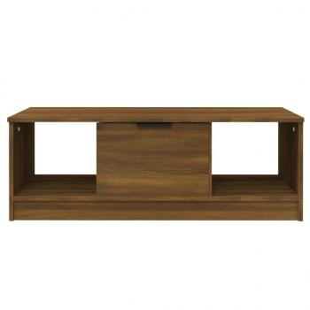 Couchtisch Braun Eichen-Optik 102x50x36 cm Holzwerkstoff