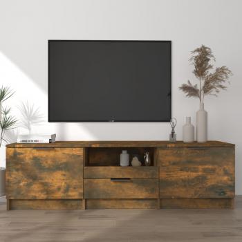 ARDEBO.de - TV-Schrank Räuchereiche 140x35x40 cm Holzwerkstoff