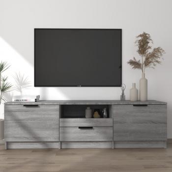 ARDEBO.de - TV-Schrank Grau Sonoma 140x35x40 cm Holzwerkstoff