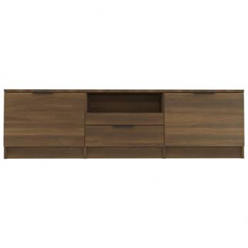 TV-Schrank Braun Eichen-Optik 140x35x40 cm Holzwerkstoff