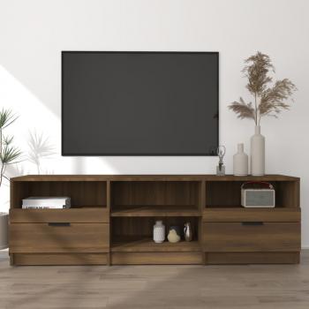 ARDEBO.de - TV-Schrank Braun Eichen-Optik 150x33,5x45 cm Holzwerkstoff