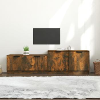 ARDEBO.de - TV-Schrank Räuchereiche 158,5x36x45 cm Holzwerkstoff