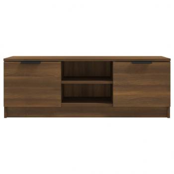 TV-Schrank Braun Eichen-Optik 102x35x36,5 cm Holzwerkstoff