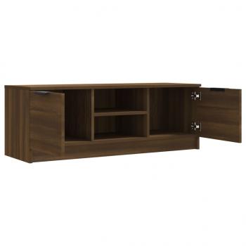 TV-Schrank Braun Eichen-Optik 102x35x36,5 cm Holzwerkstoff