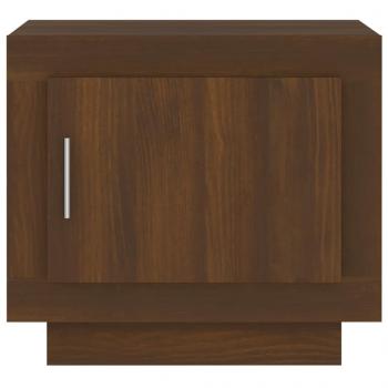 Couchtisch Braun Eichen-Optik 51x50x45 cm Holzwerkstoff