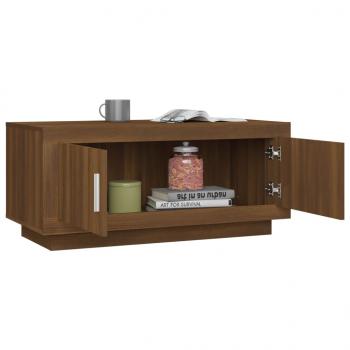 Couchtisch Braun Eichen-Optik 102x50x45 cm Holzwerkstoff