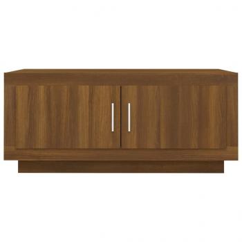 Couchtisch Braun Eichen-Optik 102x50x45 cm Holzwerkstoff