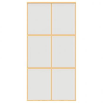 Schiebetür Golden 102,5x205 cm Matt ESG-Glas und Aluminium