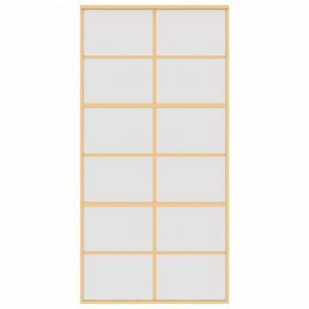 Schiebetür Golden 102,5x205 cm Matt ESG-Glas und Aluminium