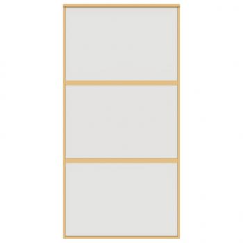 Schiebetür Golden 102,5x205 cm Matt ESG-Glas und Aluminium