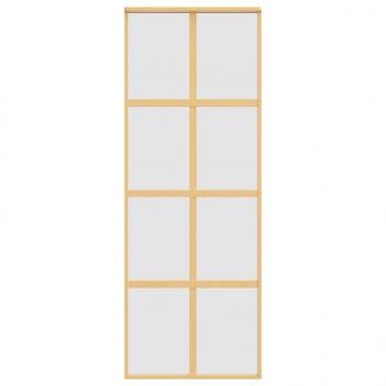 Schiebetür Golden 76x205 cm Matt ESG-Glas und Aluminium