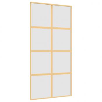 Schiebetür Golden 102,5x205 cm Matt ESG-Glas und Aluminium