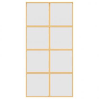 Schiebetür Golden 102,5x205 cm Matt ESG-Glas und Aluminium