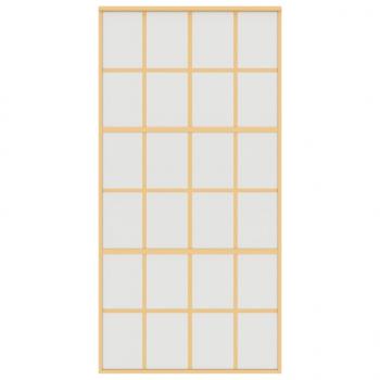 Schiebetür Golden 102,5x205 cm Matt ESG-Glas und Aluminium