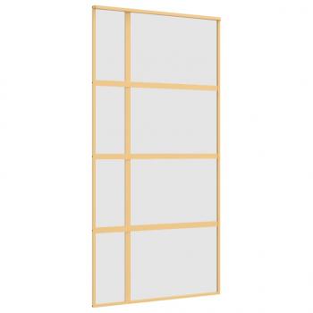 Schiebetür Golden 102,5x205 cm Matt ESG-Glas und Aluminium