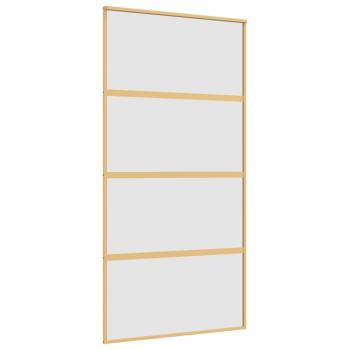 Schiebetür Golden 102,5x205 cm Matt ESG-Glas und Aluminium