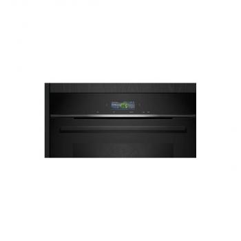 Siemens CB774G1B1 iQ700 A+ Einbaukompaktbackofen, 59,4 cm breit, 47 L, Kindersicherung, TFT Touchdisplay, Home Connect, schwarz