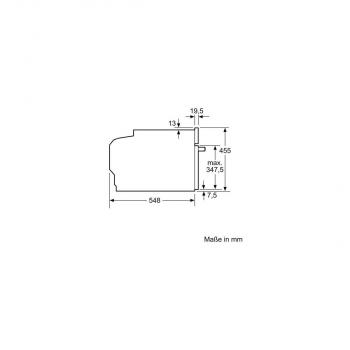 Siemens CB774G1B1 iQ700 A+ Einbaukompaktbackofen, 59,4 cm breit, 47 L, Kindersicherung, TFT Touchdisplay, Home Connect, schwarz