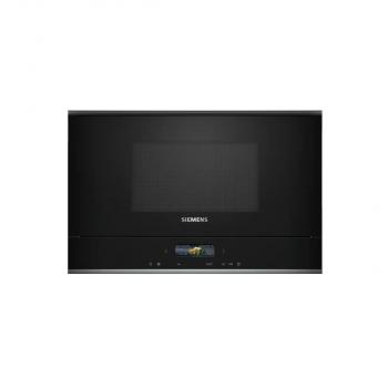 ARDEBO.de Siemens BF722L1B1 iQ700 Einbau Mikrowelle, 59,4 cm breit, 900W, 21 L, TFT Touchdisplay, 5 Leistungsstufen, 7 Automatikprogramme, Quick start, schwarz