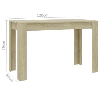 Esstisch Sonoma-Eiche 120x60x76 cm Holzwerkstoff