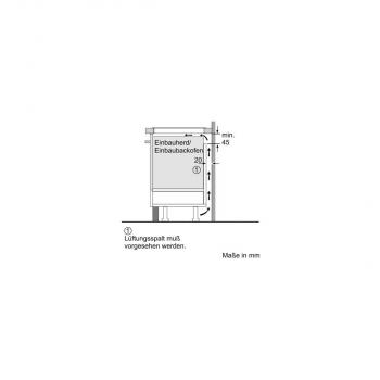 Siemens EU611BEB6E iQ100 Autarkes Induktionskochfeld, Glaskeramik, 60 cm breit, Rahmenlos, touchControl, 17 Leistungsstufen, powerBoost