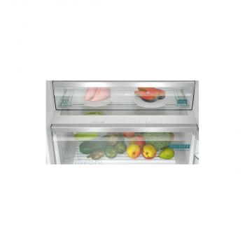 Siemens KB96NVFE0 iQ300 Einbau Kühl-Gefrierkombination, Nischenhöhe 195 cm, 383 L, Full noFrost, Festtürtechnik, Home Connect, hyperFresh, weiß