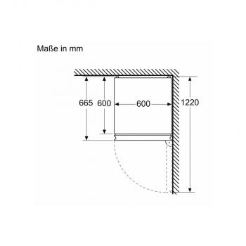 Siemens KG39N2XAF iQ300 Stand Kühl-Gefrierkombination, 60 cm breit, 363 L, noFrost, extrem leise, hyperFresh, BlackSteel