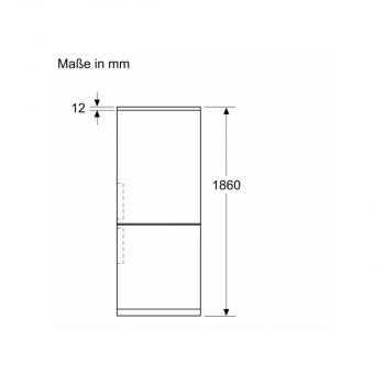 Siemens KG36N2WCF iQ300 Stand Kühl-Gefrierkombinationen, 60 cm breit, 321 L, noFrost, hyperFresh Plus, extrem leise, weiß