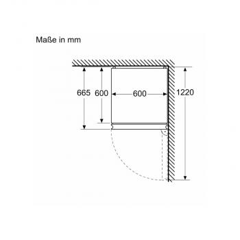 Siemens KG36N2LCF iQ300 Stand Kühl-Gefrierkombinationen, 60 cm breit, 321 L, noFrost, hyperFresh Plus, extrem leise, Edelstahl-Look