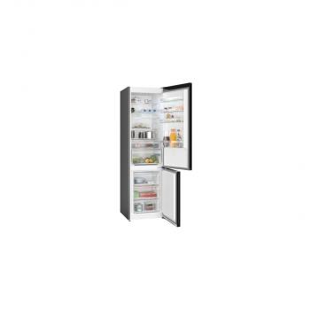 Siemens KG39NXXBF iQ300 Stand Kühl-Gefrierkombinationen, 60 cm breit, 363 L, NoFrost, hyperFresh, ecoMode, Touch-Bedienung, BlackSteel