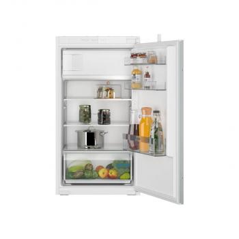 ARDEBO.de Siemens KI32LNSE0 iQ100 Einbaukühlschrank mit Gefrierfach, Nischenhöhe 102,5 cm, 147 L, Schleppscharnier, Super Cooling, extrem leise, Home Connect, weiß