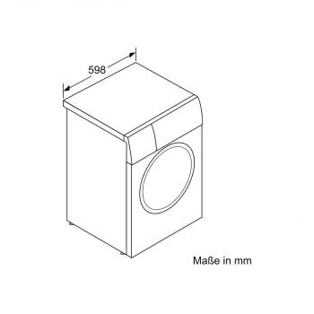 Siemens WG44B20X40 iQ700 9 kg Frontlader Waschmaschine, 60 cm breit, 1400 U/Min, varioSpeed, Aquastop, LED-Display, Home Connect, iQdrive, Kindersicherung, silber-inox