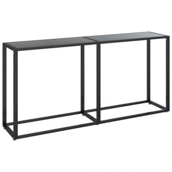 Konsolentisch Schwarz 160x35x75,5 cm Hartglas